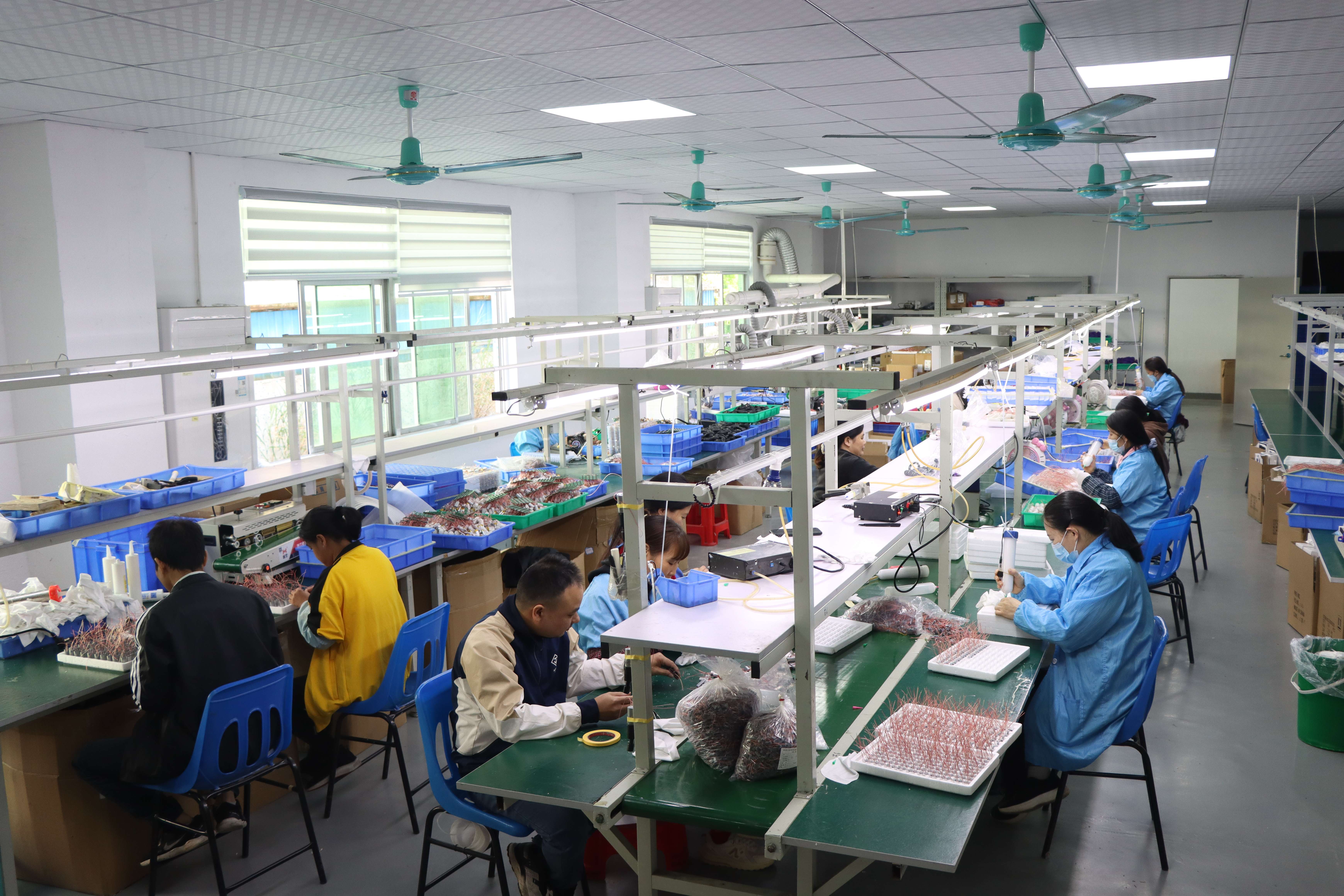 Assembly and production line at the Paphos affiliated adult product manufacturing facility
