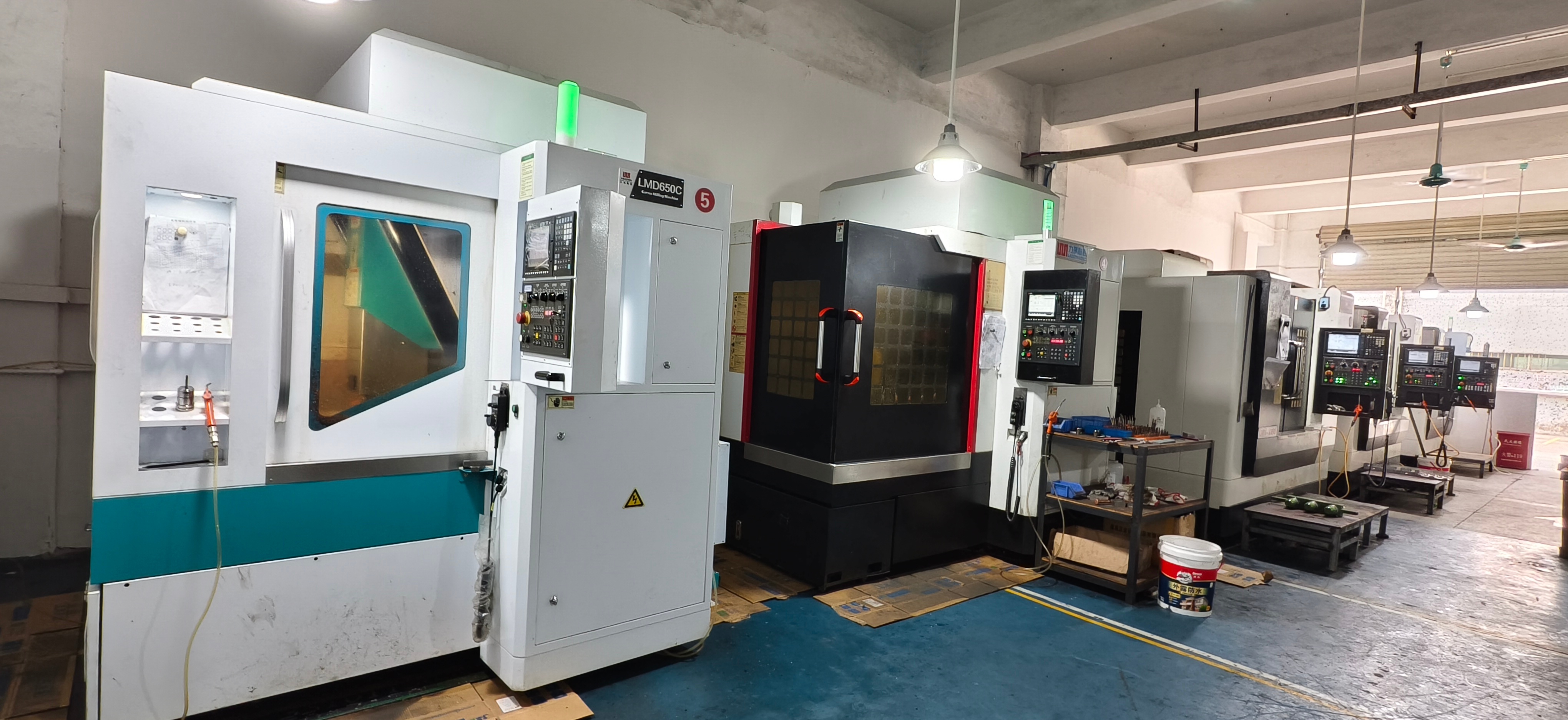 CNC and mold workshop at the Paphos affiliated adult product manufacturing facility