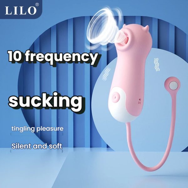 Silicone Ten-Speed Suction Frequency Adjustment Sucking Clitoral Vibrator Female Adult Sex Toys Adult Sexual Health Product