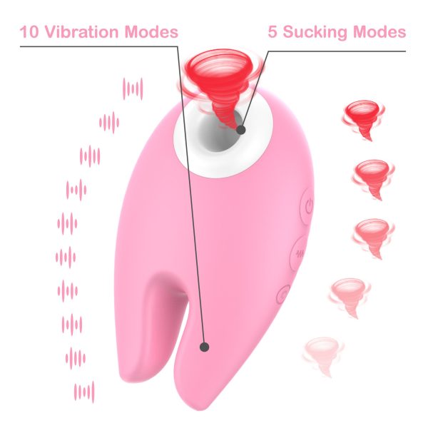 Sucking Vibrator Adult Sex Toys Clitoral G-Spot Stimulator for Female