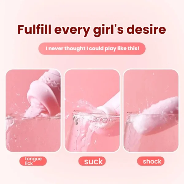 2214-B licking and suction egg vibrator wholesale product image