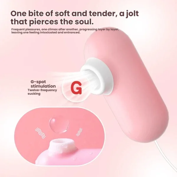 2214-B licking and suction egg vibrator wholesale product image
