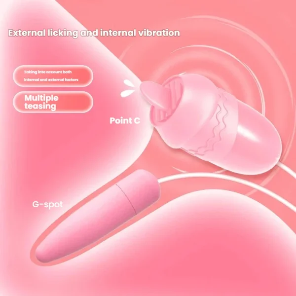 2214-E licking egg vibrator wholesale product image