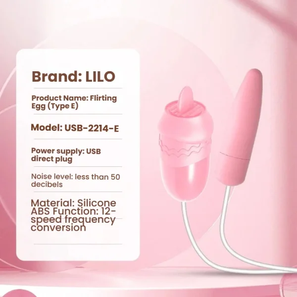 2214-E licking egg vibrator wholesale product image