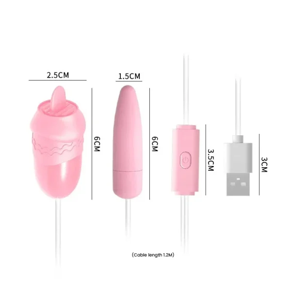 2214-E licking egg vibrator wholesale product image