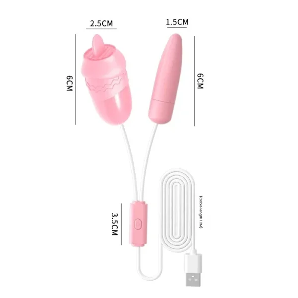 2214-E licking egg vibrator wholesale product image