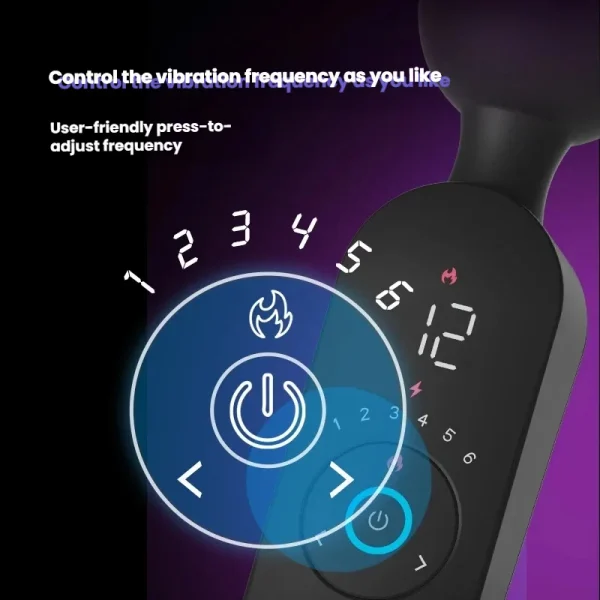 LL-B2105 heating digital wand vibrator wholesale product image