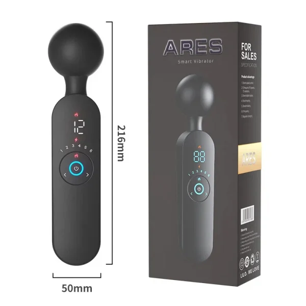 LL-B2105 heating digital wand vibrator wholesale product image