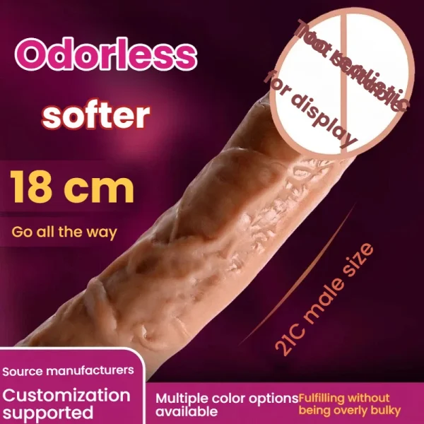 W-22056 solid realistic dildo wholesale product image